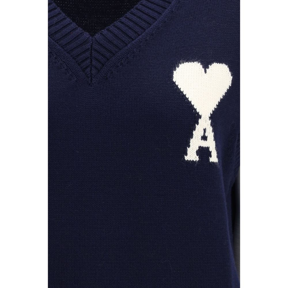 Blue Fleece Wool Sweatshirt