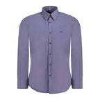 Blue Cotton Men Shirt