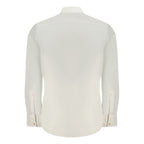 White Cotton Men Shirt