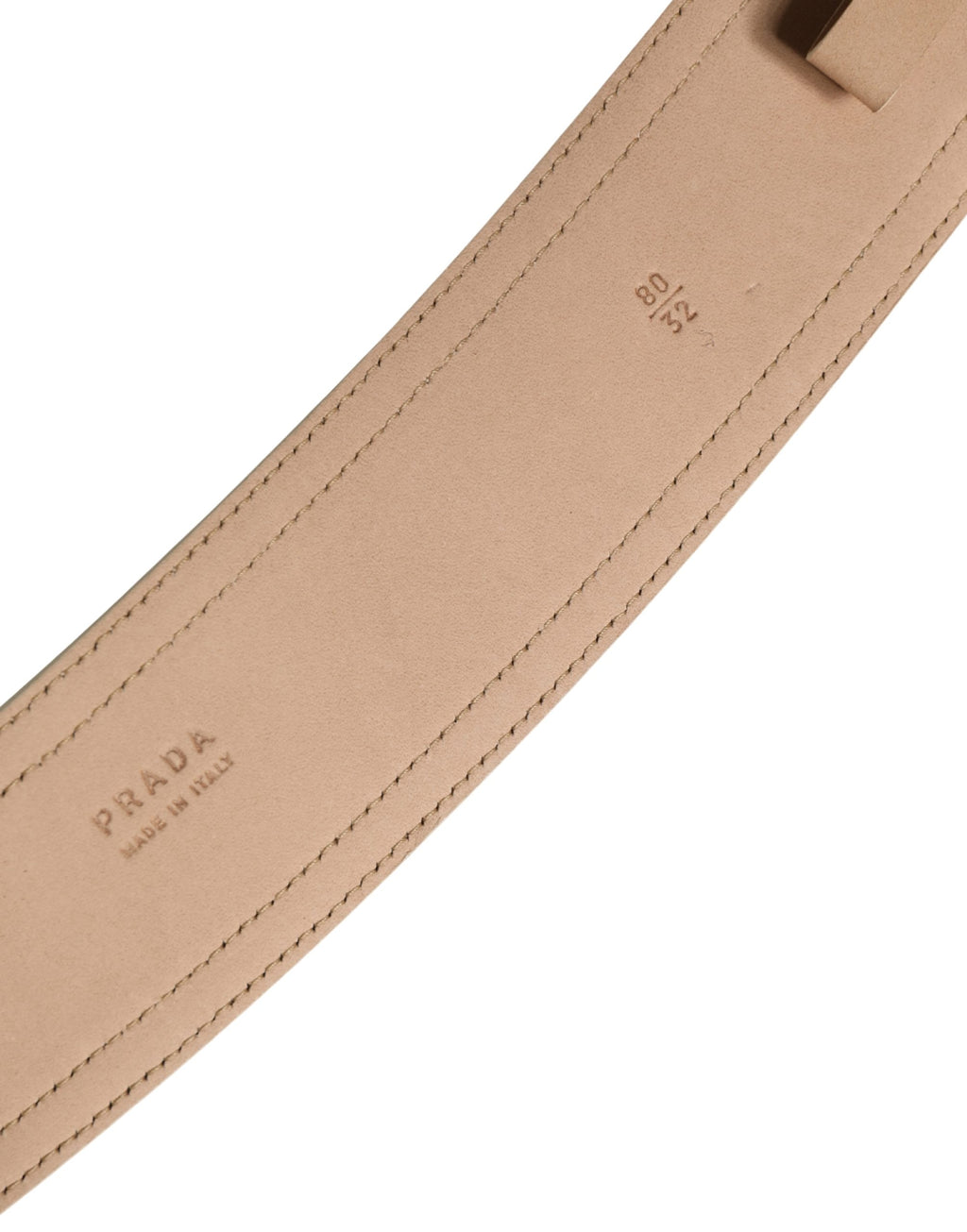 Beige Leather Logo Wide Waist Women Square Buckle Belt