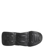 Black Slip On Wave Low Top Sneakers Shoes