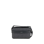 Black Polyethylene Shoulder Bag
