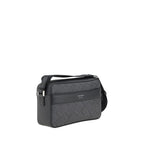 Black Polyethylene Shoulder Bag