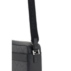 Black Polyethylene Shoulder Bag