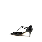Black Calf Leather Bos Taurus High Heel Pumps