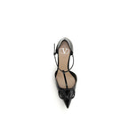 Black Calf Leather Bos Taurus High Heel Pumps