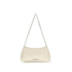 Beige Calf Leather Bos Taurus Shoulder Bag