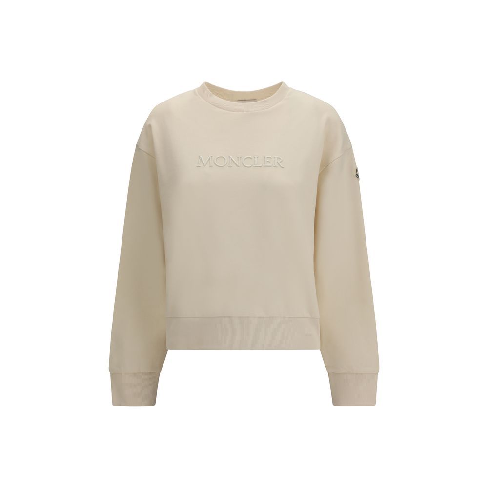 Beige Cotton Sweatshirt