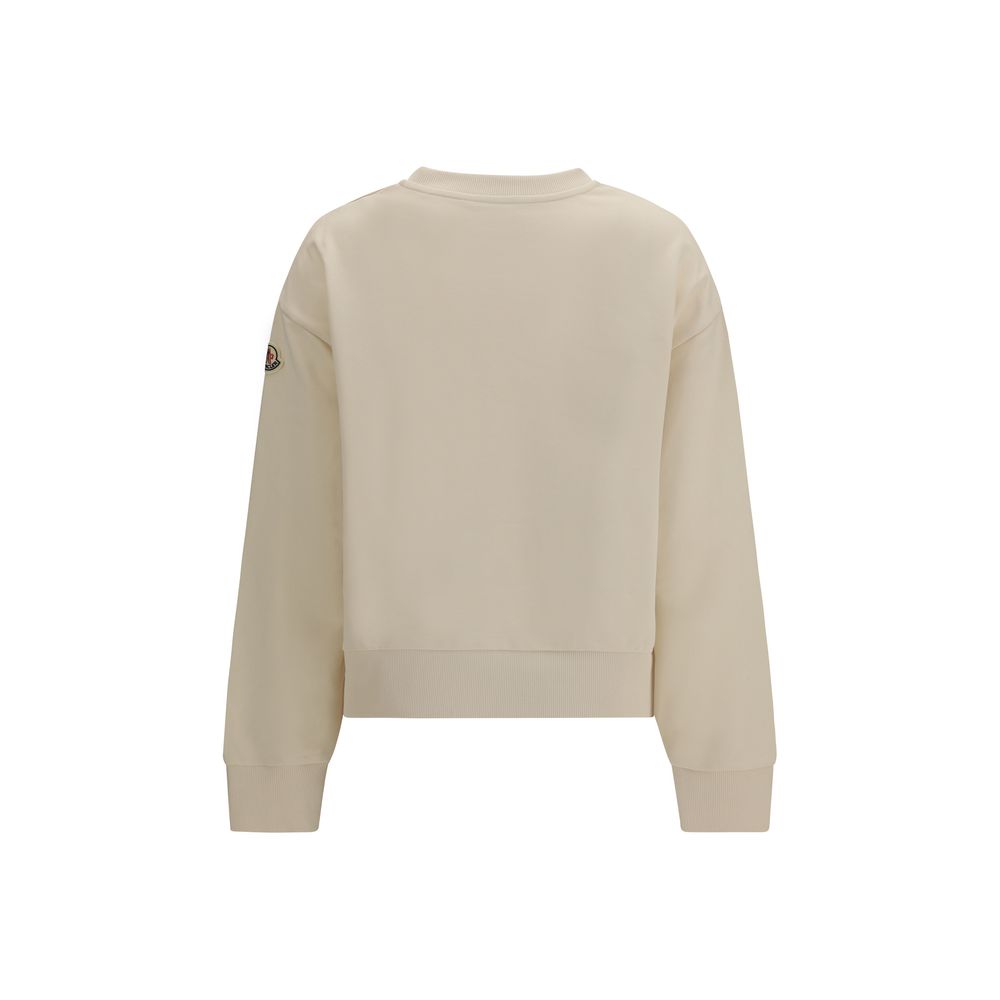 Beige Cotton Sweatshirt