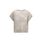 Beige Linen T-Shirt
