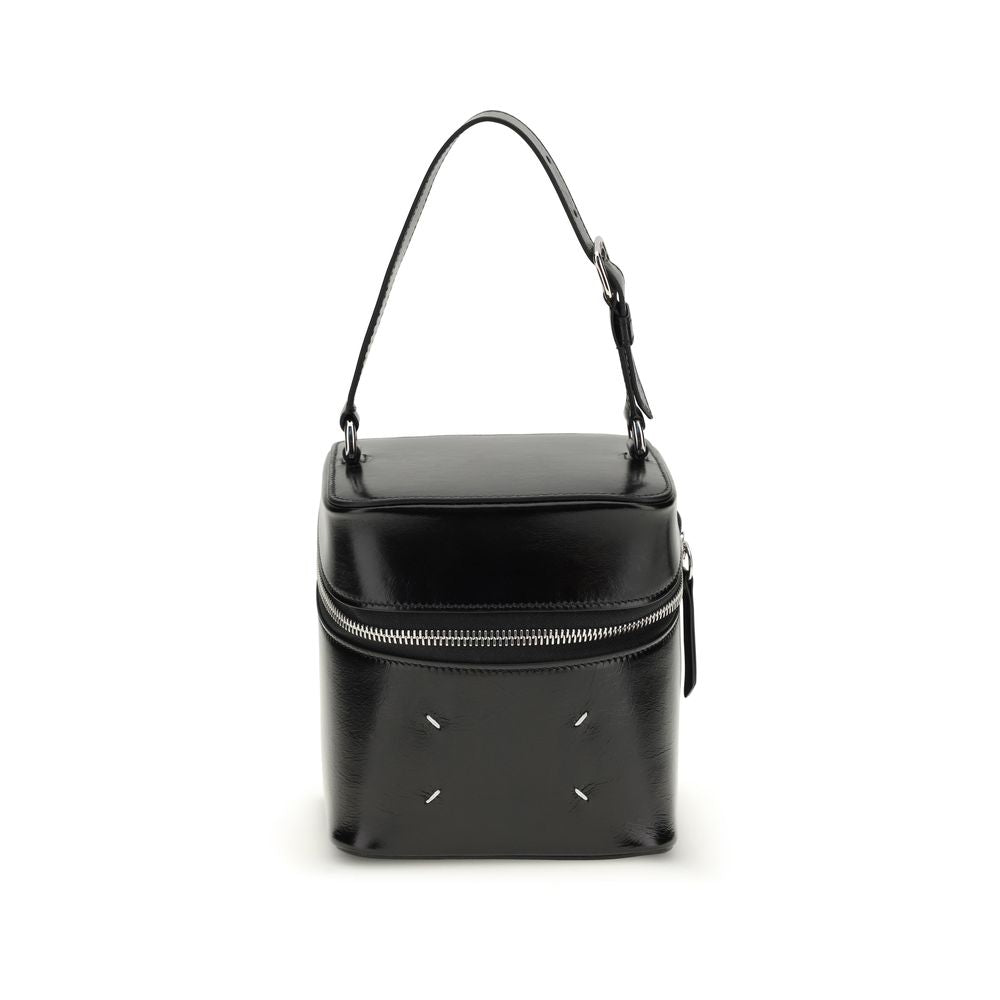 Black Calf Leather Bos Taurus Backet Bag