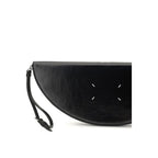 Black Calf Leather Bos Taurus Clutch Bag