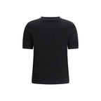 Black Viscose T-Shirt