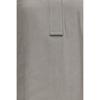 Bicolor Linen Blouse