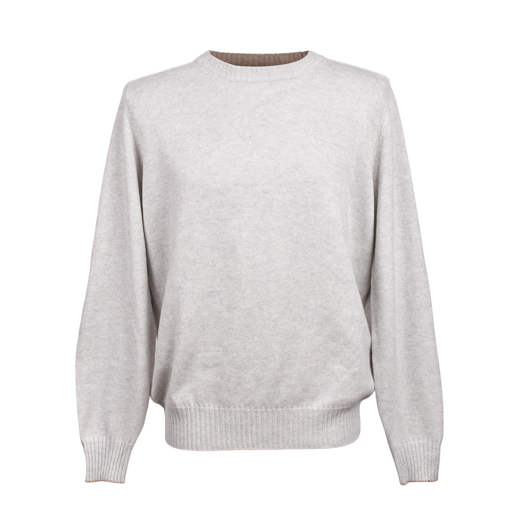 Bicolor Cashmere Sweater