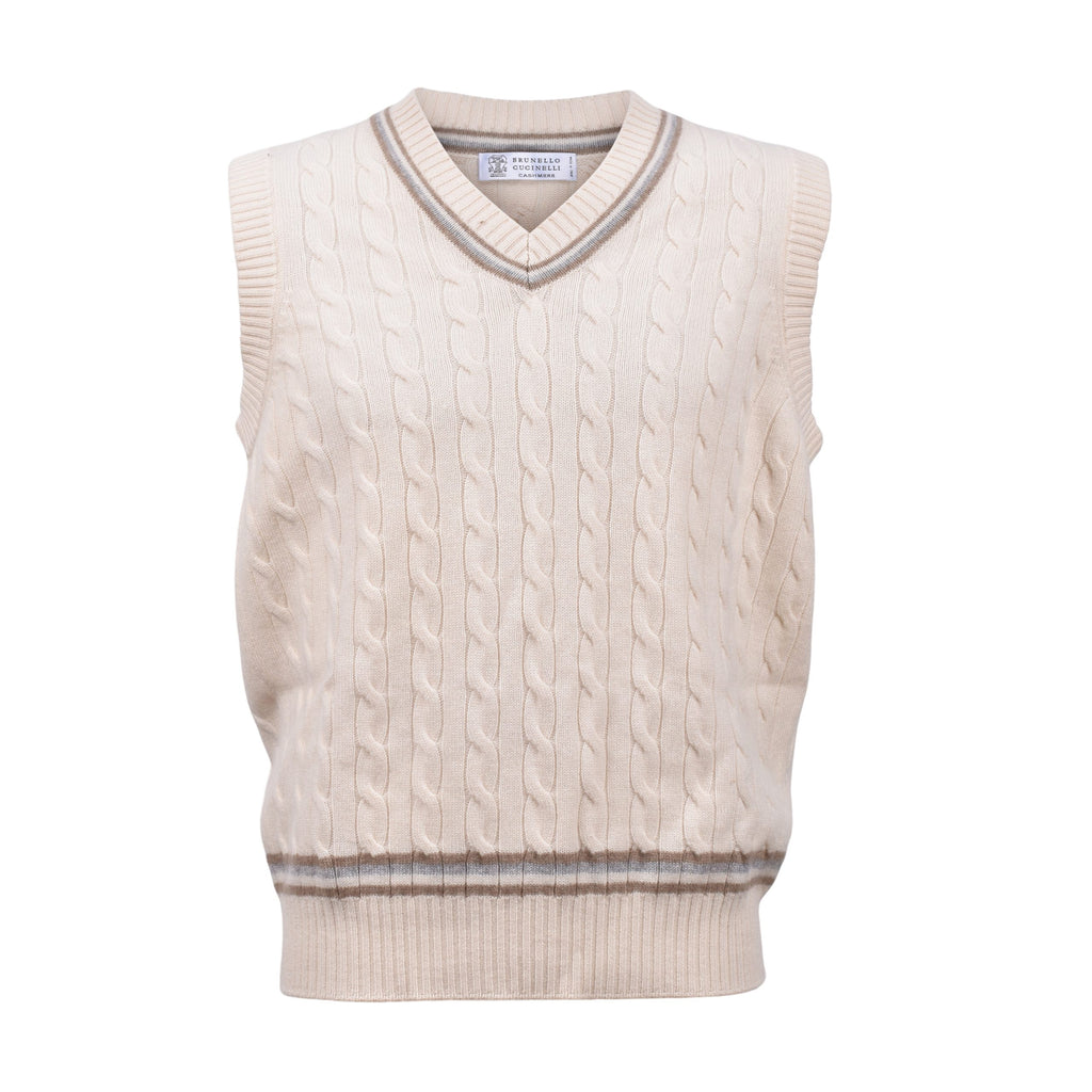 Beige Cashmere Sweater