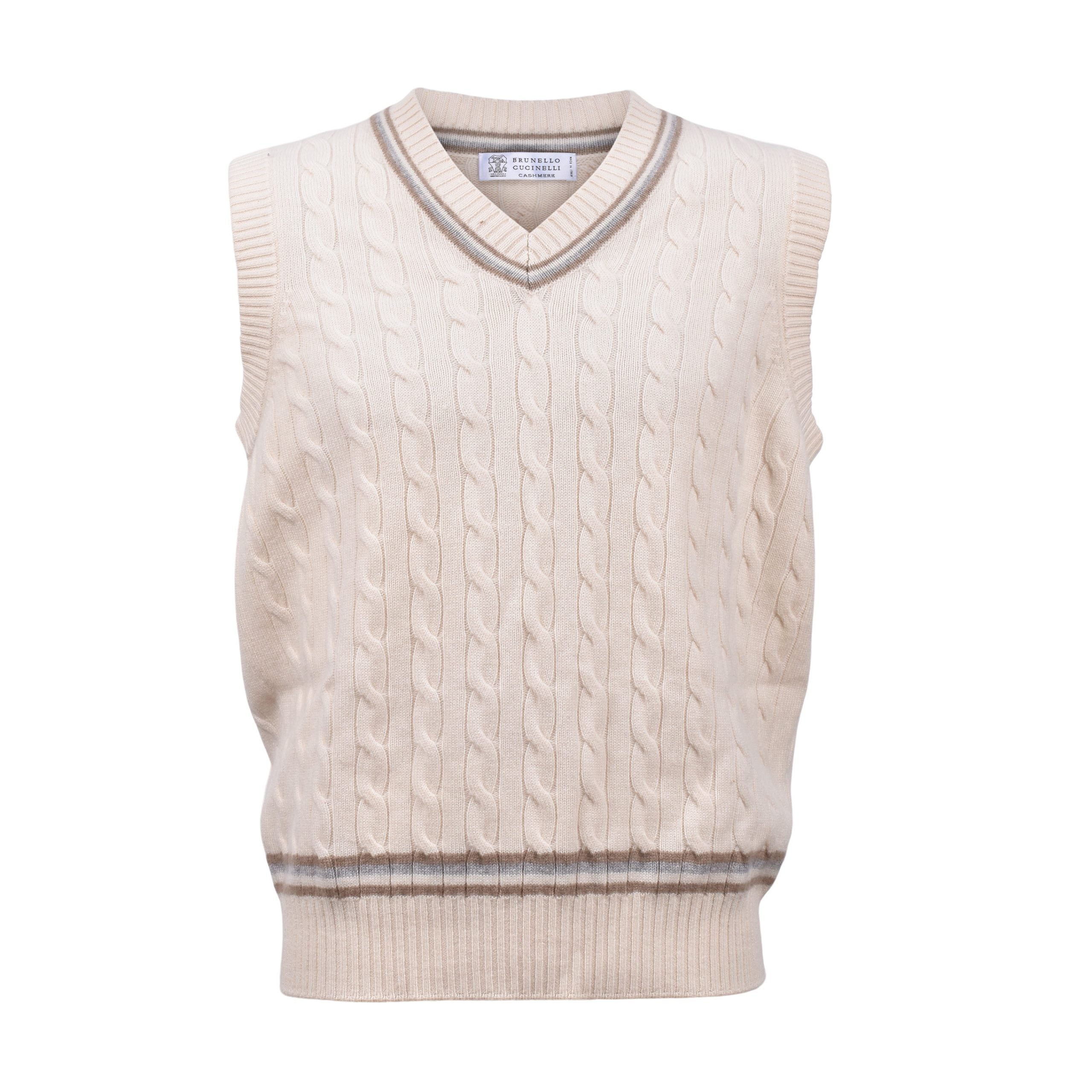 Beige Cashmere Sweater