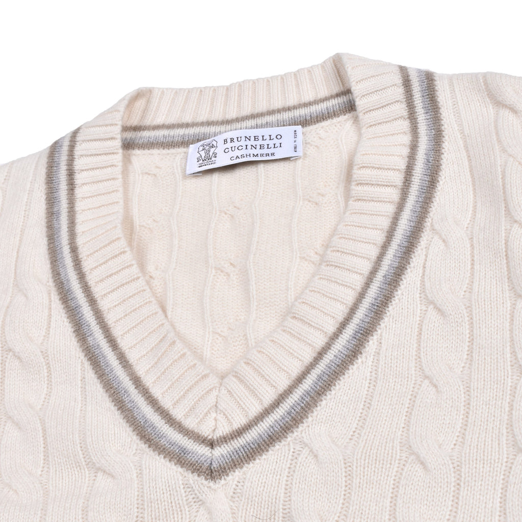 Beige Cashmere Sweater