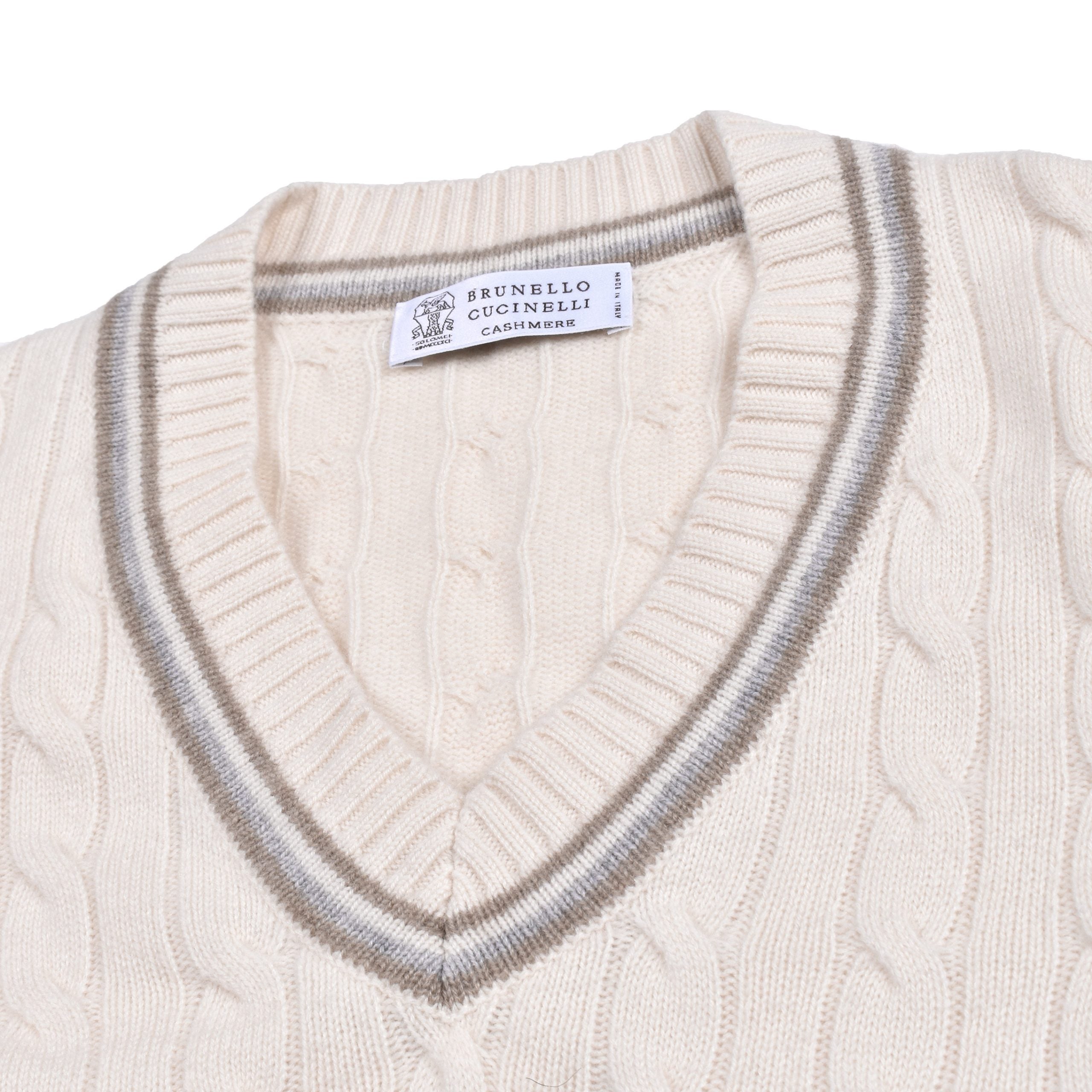 Beige Cashmere Sweater