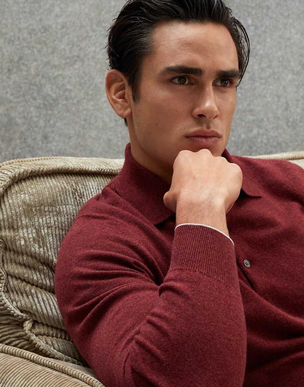 Red Cashmere Sweater