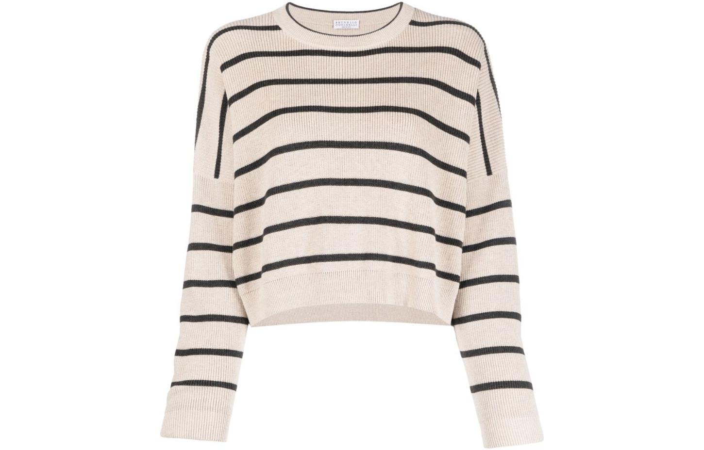 Brown Cotton Sweatshirt