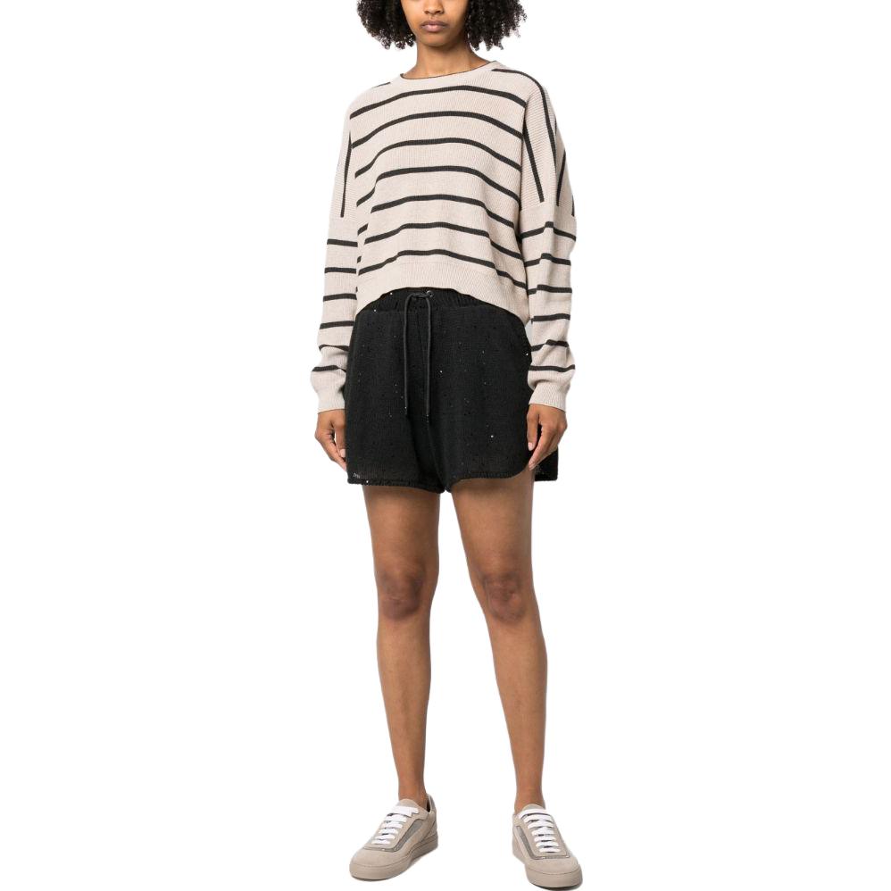 Brown Cotton Sweatshirt