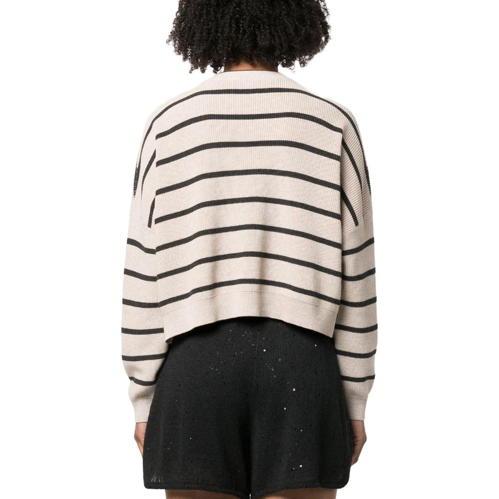 Brown Cotton Sweatshirt