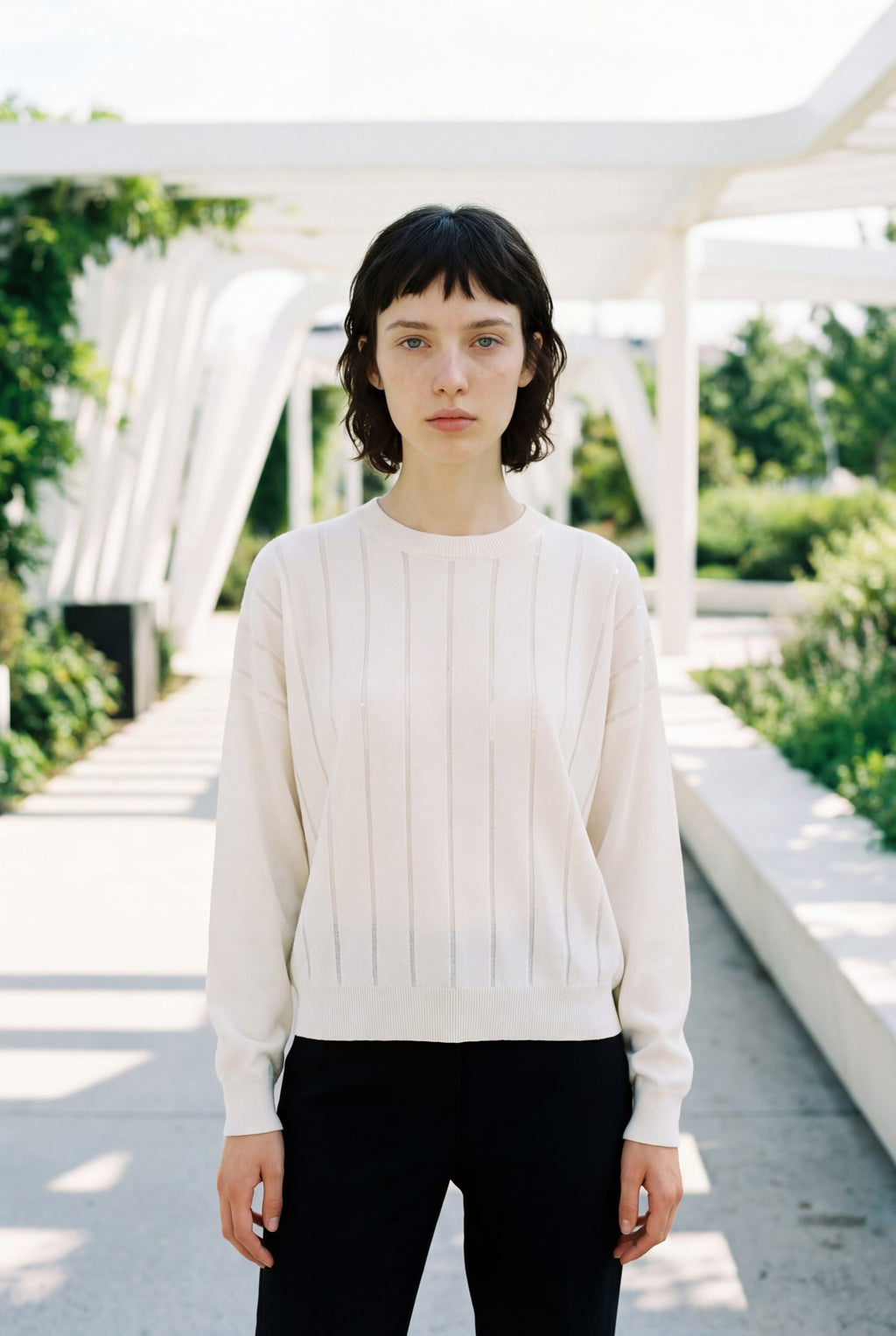 White Cashmere Sweater