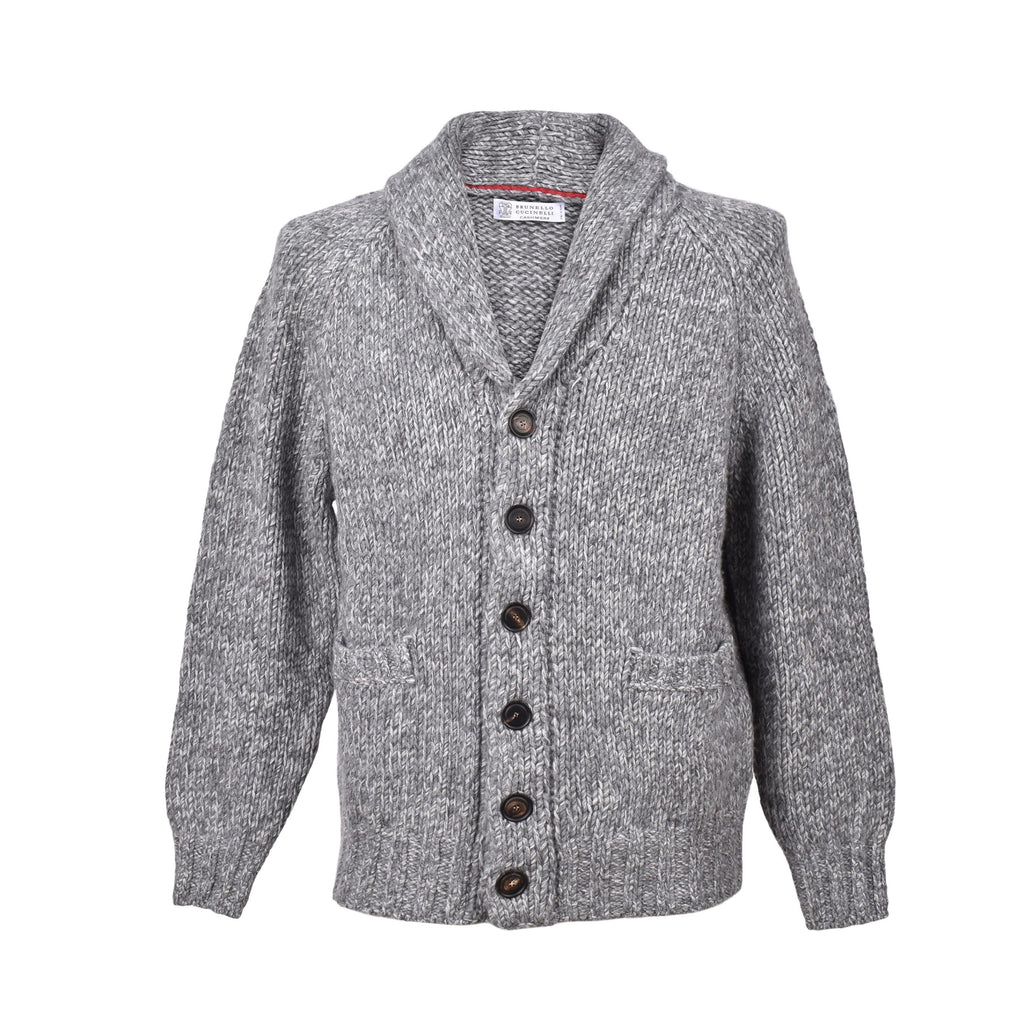 Gray Wool Cardigan