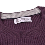 Purple Cashmere Sweater