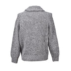 Gray Wool Cardigan