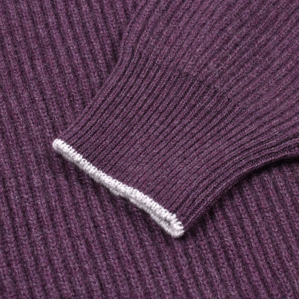 Purple Cashmere Sweater