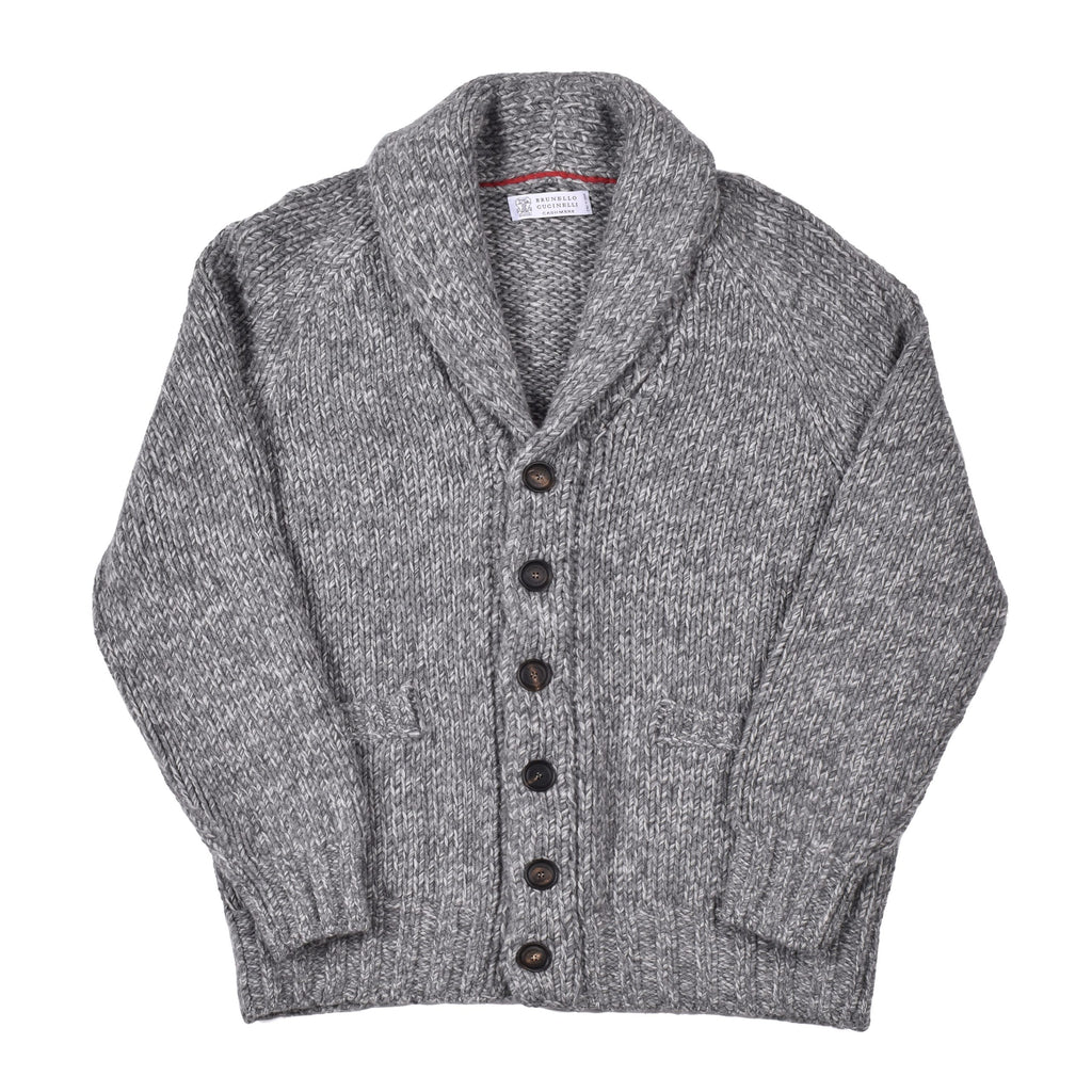 Gray Wool Cardigan