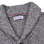 Gray Wool Cardigan
