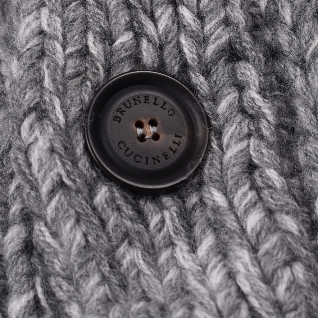 Gray Wool Cardigan