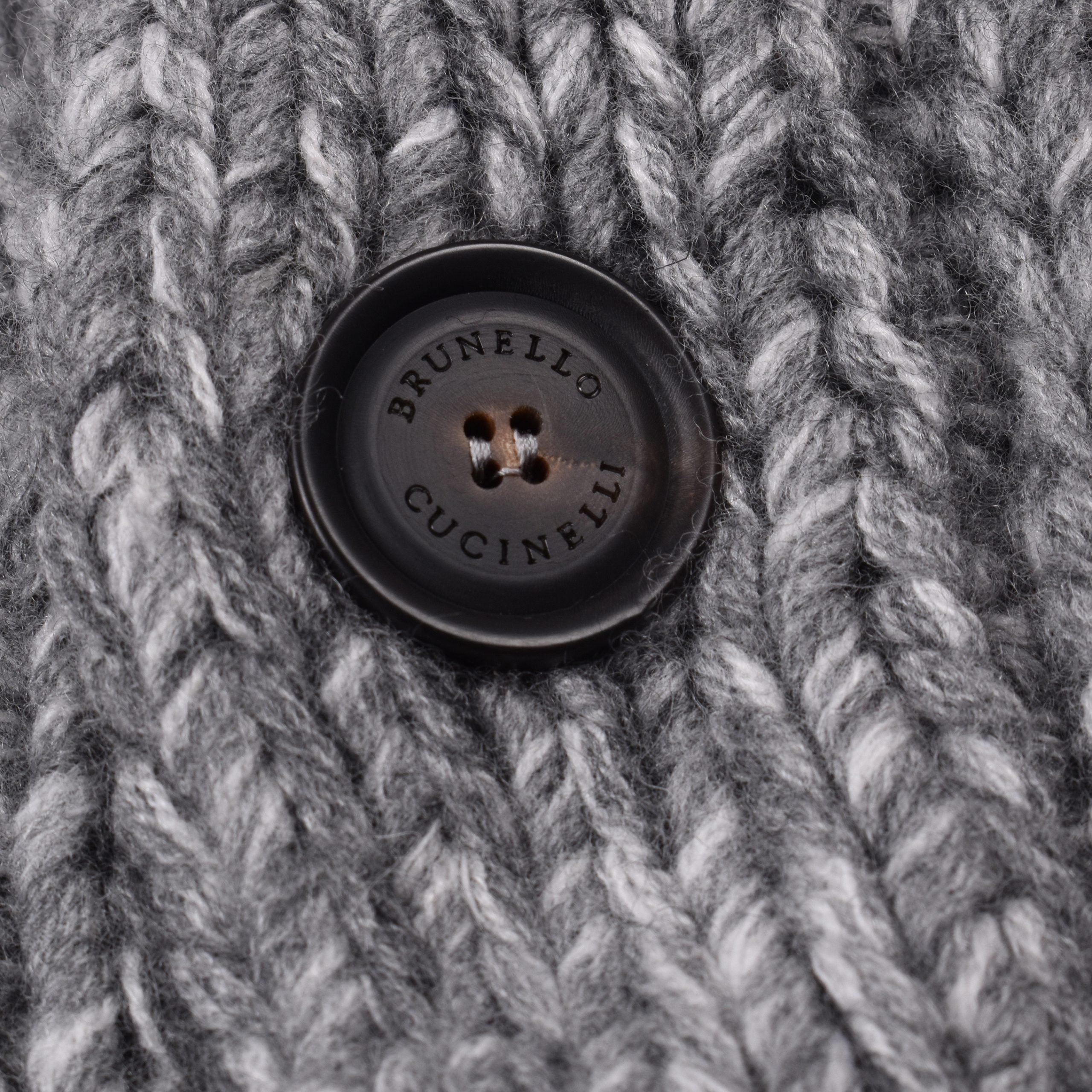 Gray Wool Cardigan