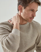 Bicolor Cashmere Sweater