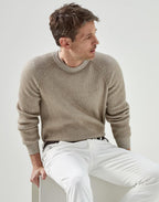 Bicolor Cashmere Sweater