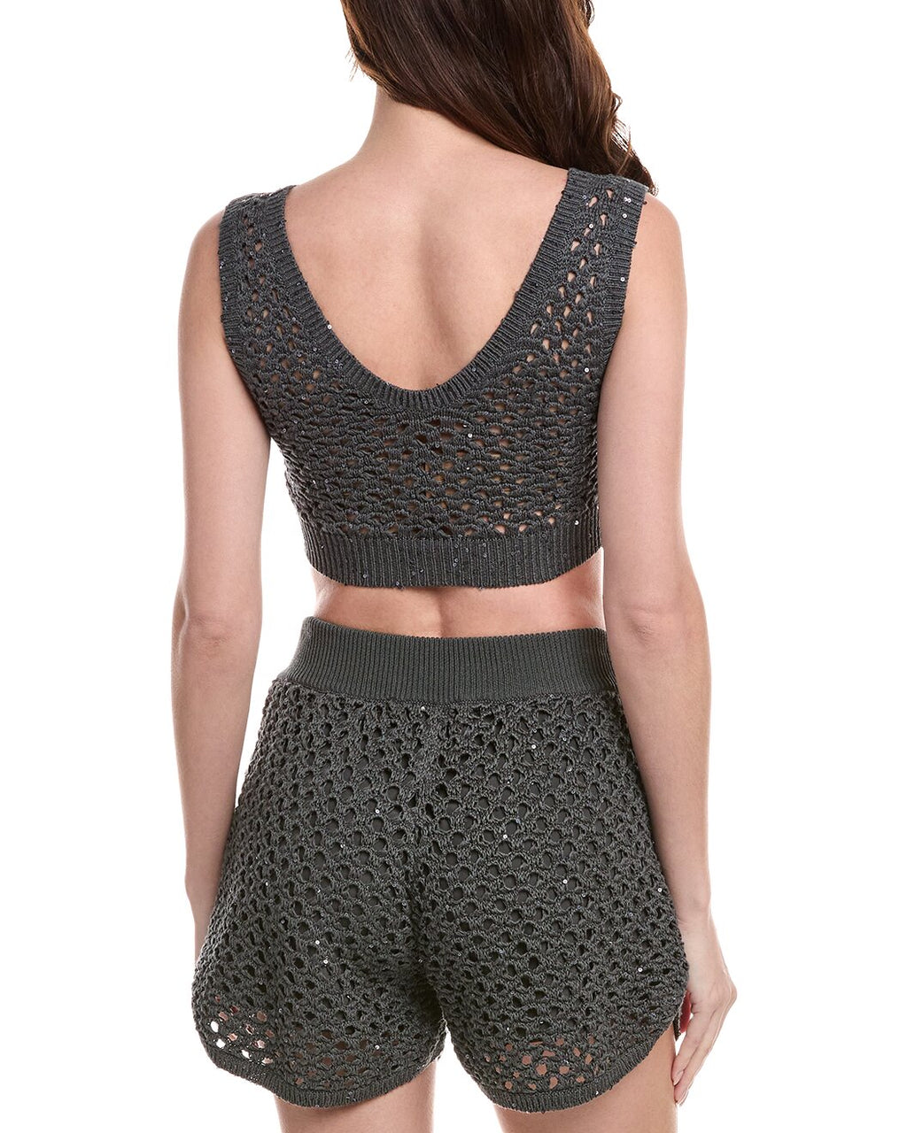 Bicolor Cotton Shorts