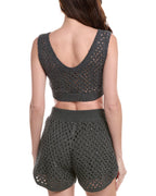 Bicolor Cotton Shorts