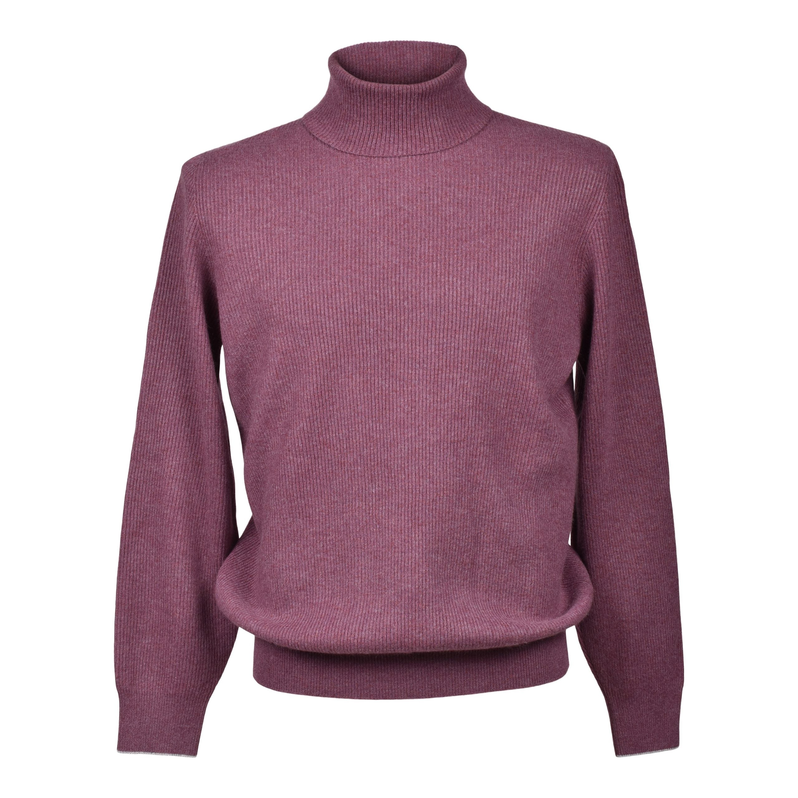 Purple Cashmere Turtleneck