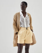 Beige Polyamide Cardigan