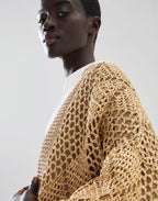 Beige Polyamide Cardigan