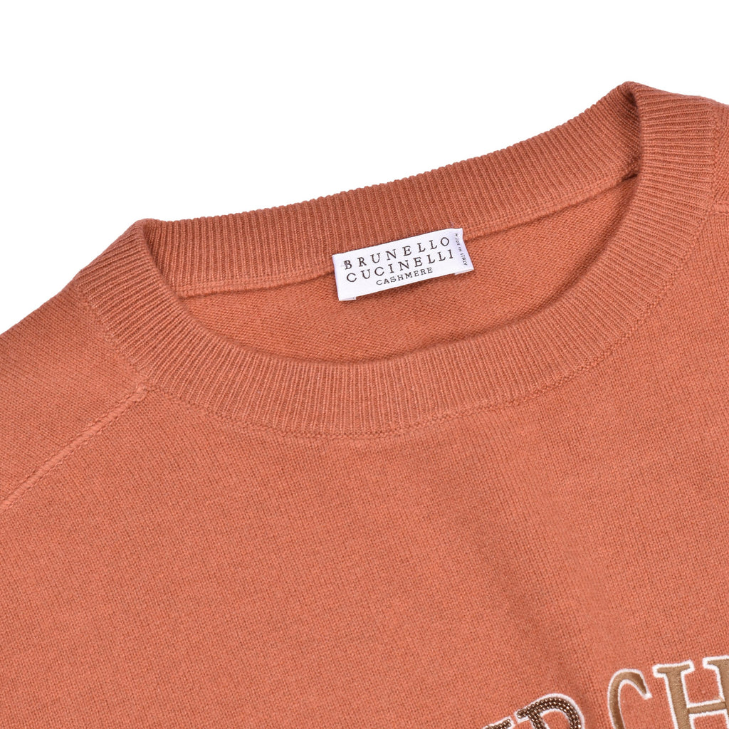 Orange Wool Sweatshirt