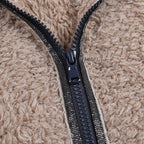 Brown Cashmere Sleeveles Sweater