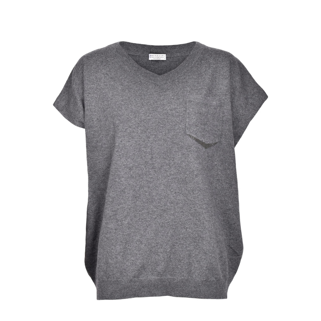 Gray Cashmere Sweater