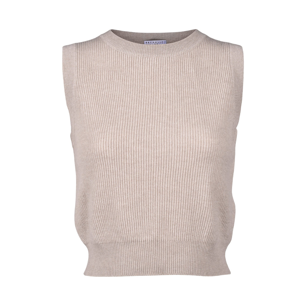 Beige Cashmere Sweater