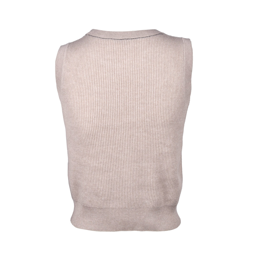 Beige Cashmere Sweater