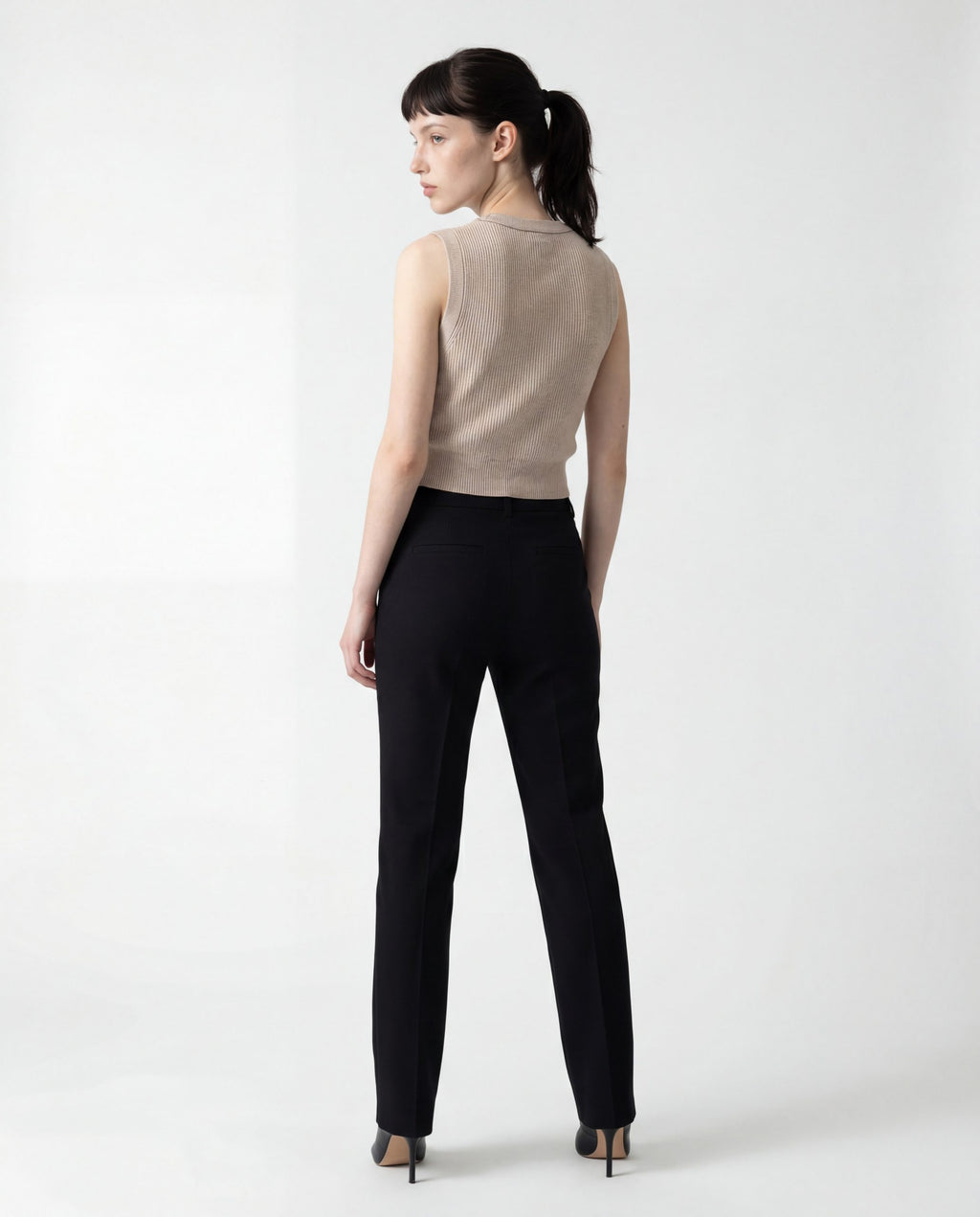 Beige Cashmere Sweater