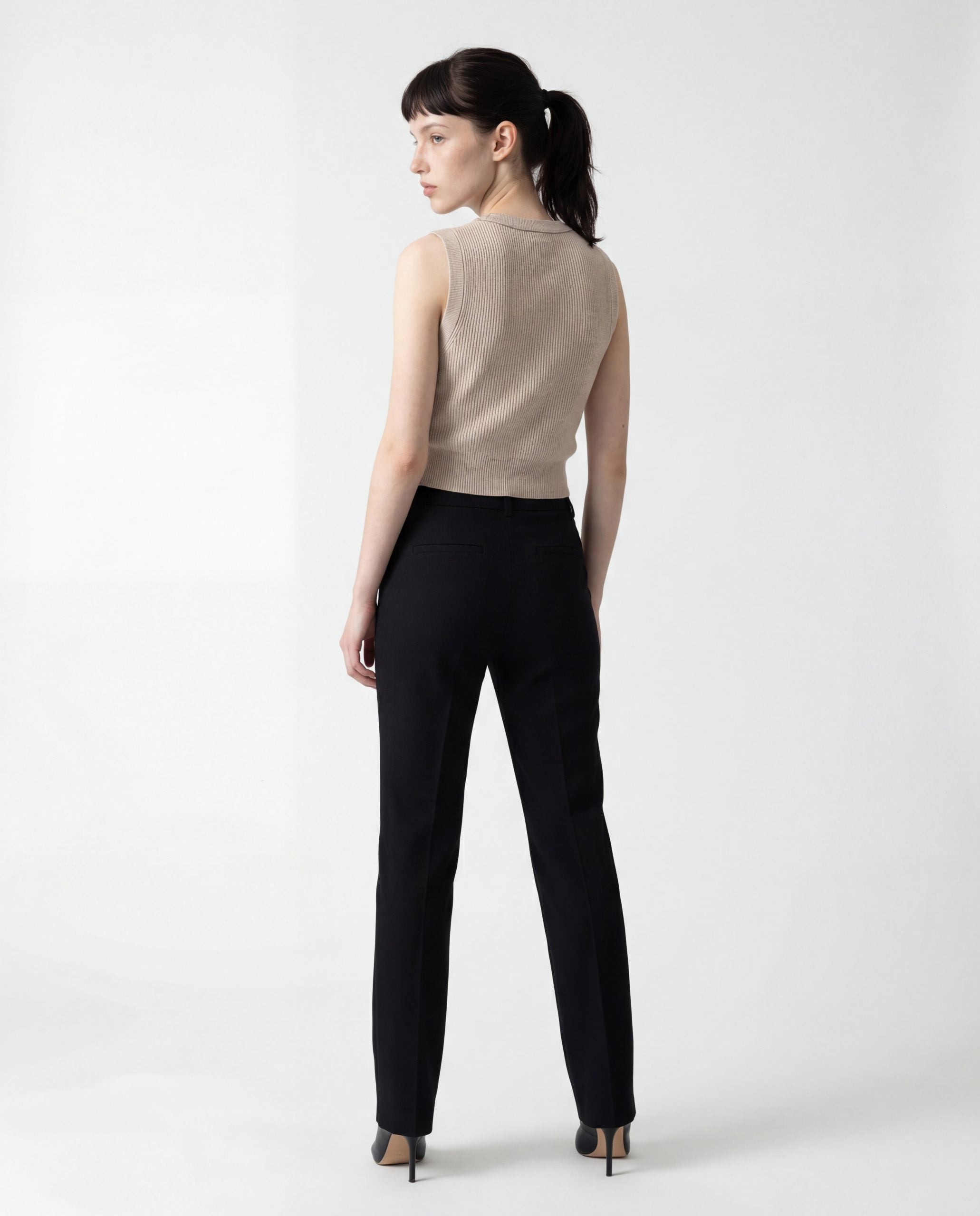 Beige Cashmere Sweater